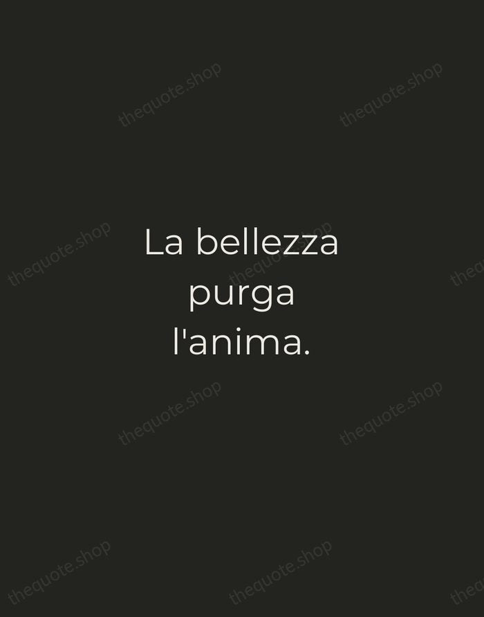 La bellezza purga l'anima. — Michelangelo Buonarroti — Tracked Caps Unsigned