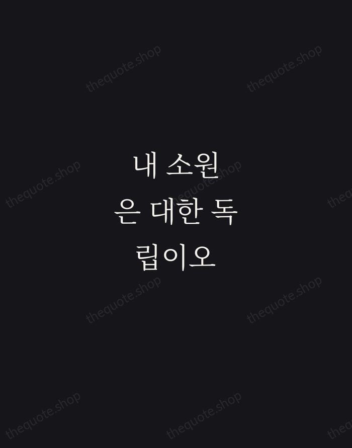 내 소원은 대한 독립이오 — Kim Gu — Night Script