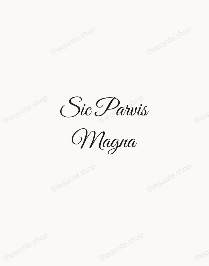 Sic Parvis Magna — Francis Drake — Script Whisper
