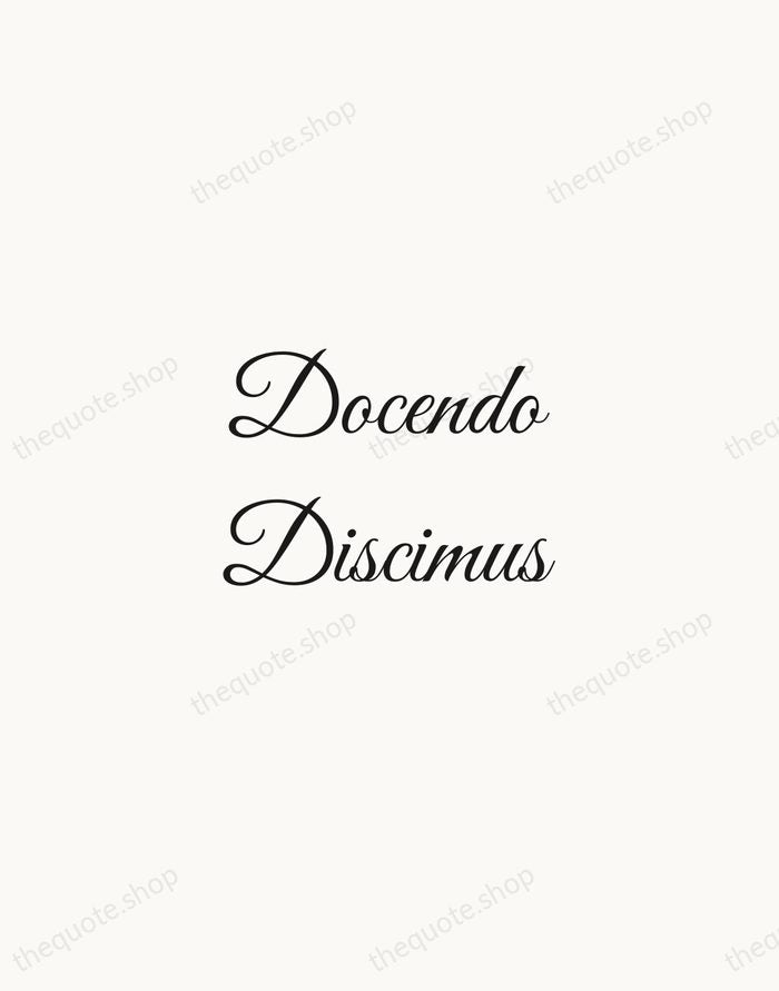 Docendo Discimus — Seneca — Script Whisper