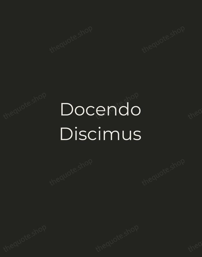 Docendo Discimus — Seneca — Tracked Caps Unsigned