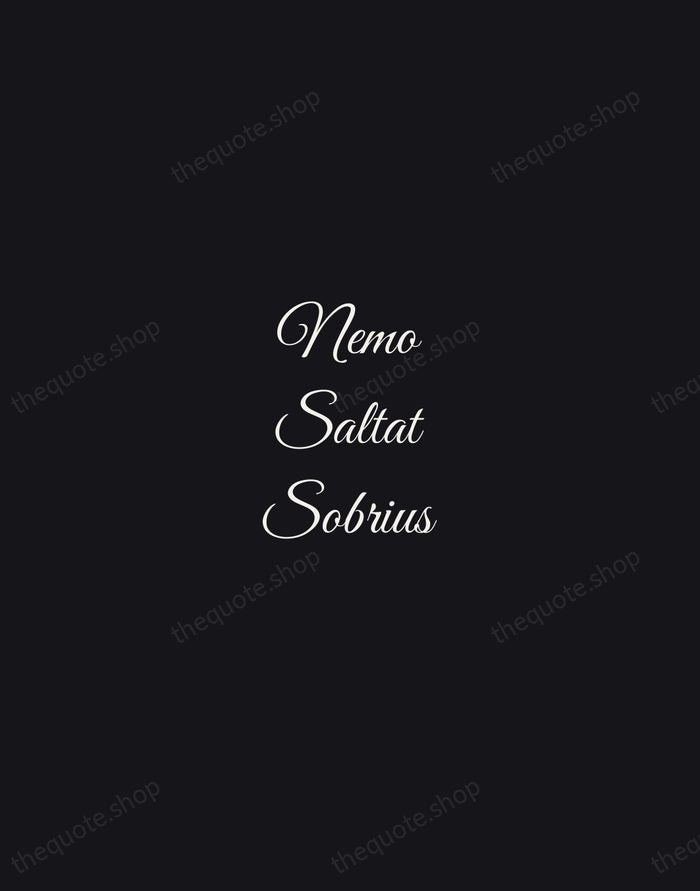 Nemo Saltat Sobrius — Cicero — Night Script