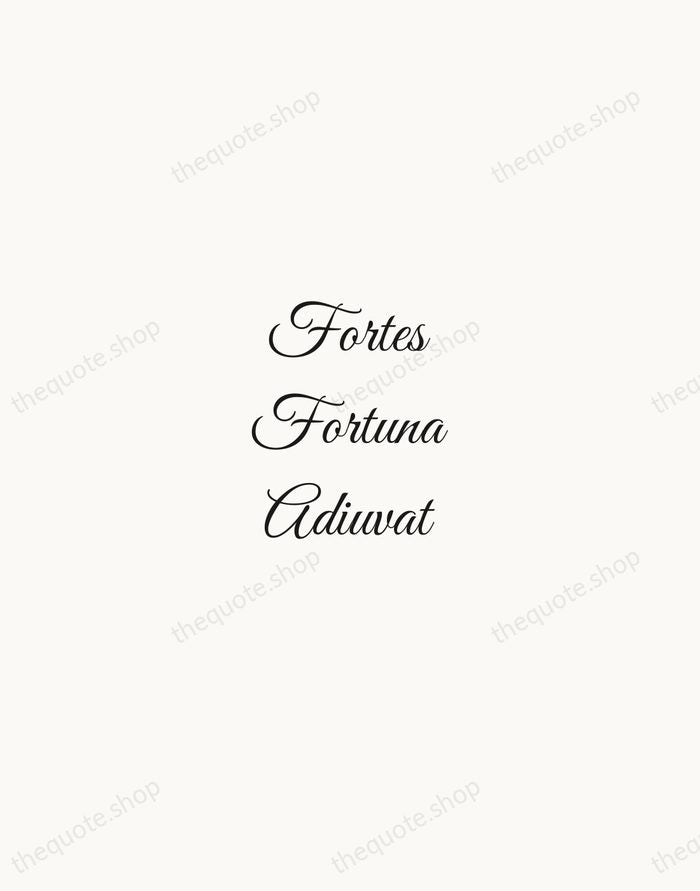 Fortes Fortuna Adiuvat — Terence — Script Whisper