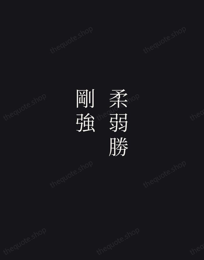 柔弱勝剛強 — Laozi — Night Script