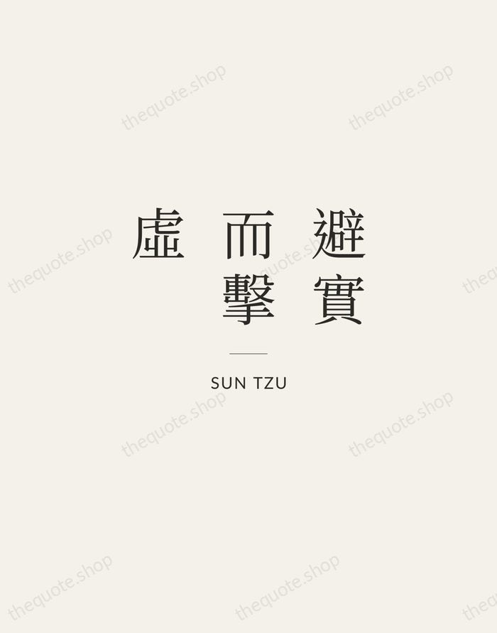 避實而擊虛 — Sun Tzu — Gallery Rule